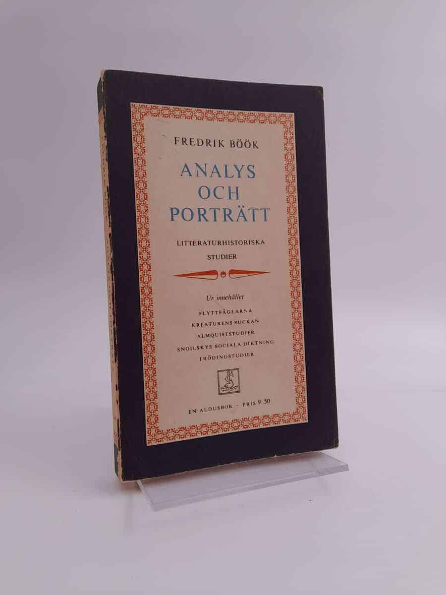 Fredrik Böök : Analys och porträtt