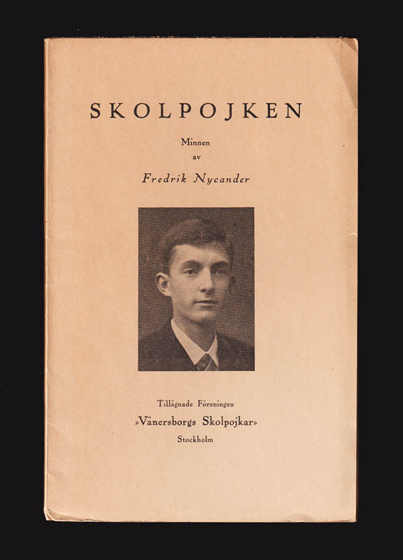 Fredrik Nycander : Skolpojken