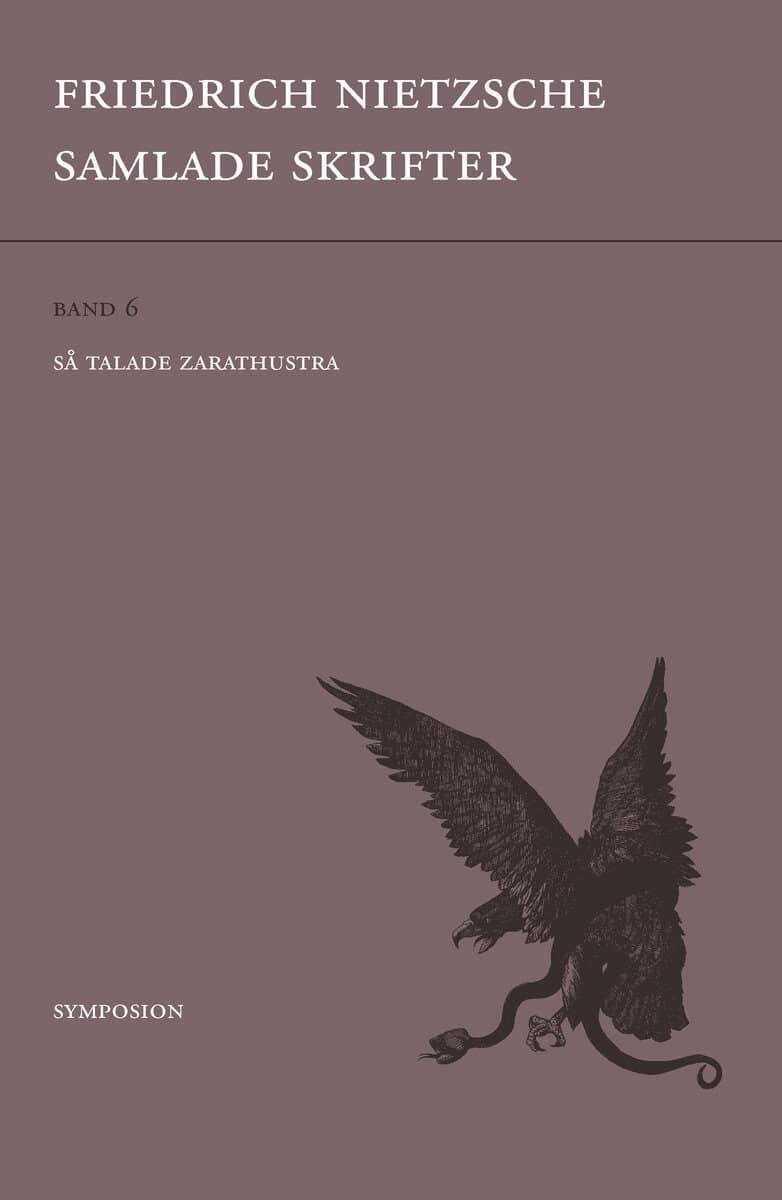 Friedrich Nietzsche : Samlade skrifter. Bd 6, Så talade Zarathustra