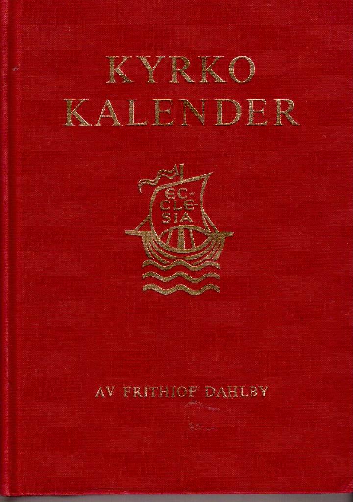 Frithiof Dahlby : Kyrkokalender