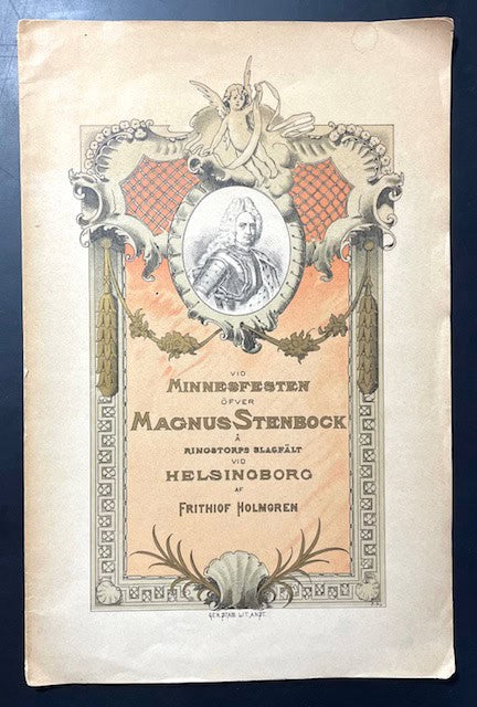 Frithiof. Holmgren : Vid minnesfesten öfver Magnus Stenbock å Ringtorps slagfält vid Helsingborg / af Frithiof Holmgren.