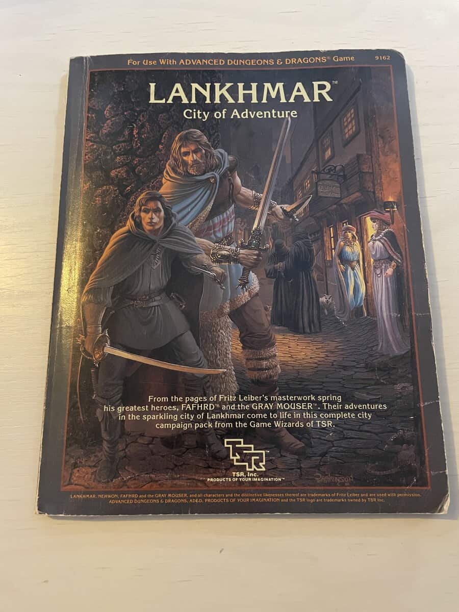 Fritz Leiber : Lankhmar - Cuty of Adventure - Advanced Dungeons & Dragons