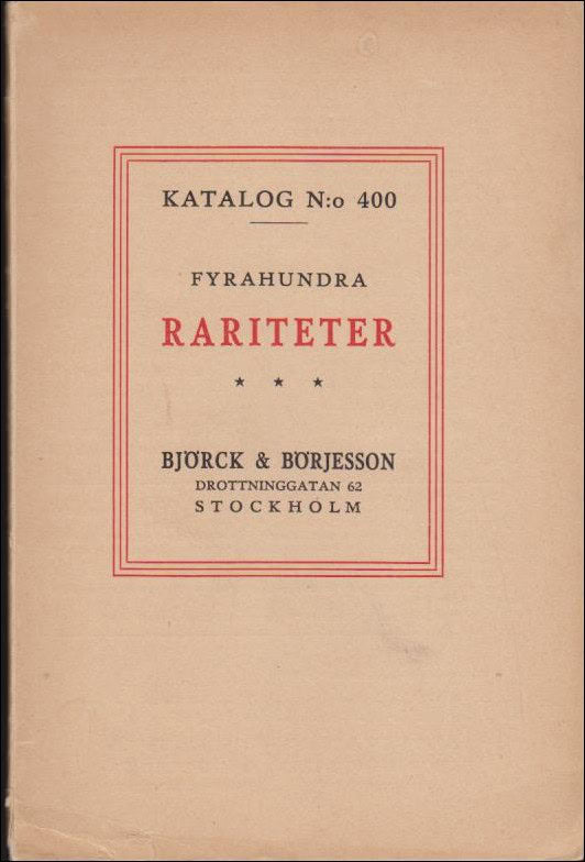 Fyrahundra rariteter