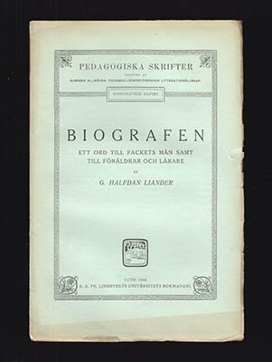 G. Halfdan Liander : Biografen