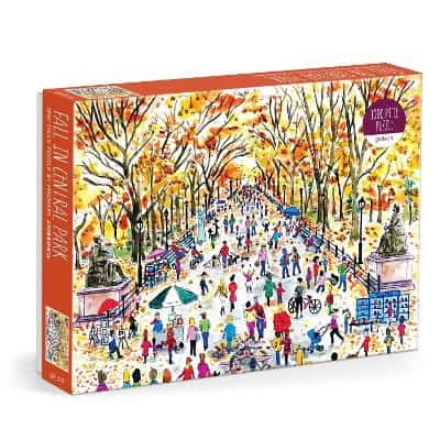 Galison : Michael Storrings Fall in Central Park 1000 Piece Puzzle