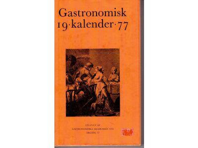 Gastronomisk kalender 1977