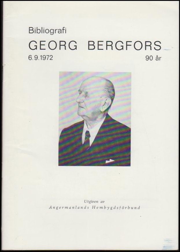 Georg Bergfors 90 år 6.9.1972