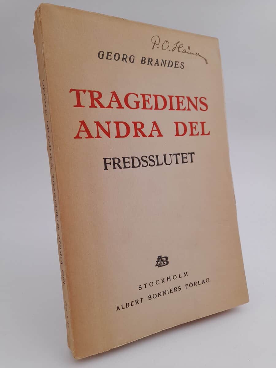 Georg Brandes : Tragediens andra del