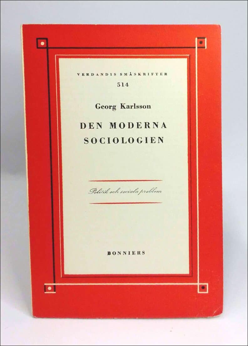 Georg Karlsson : Den moderna sociologien
