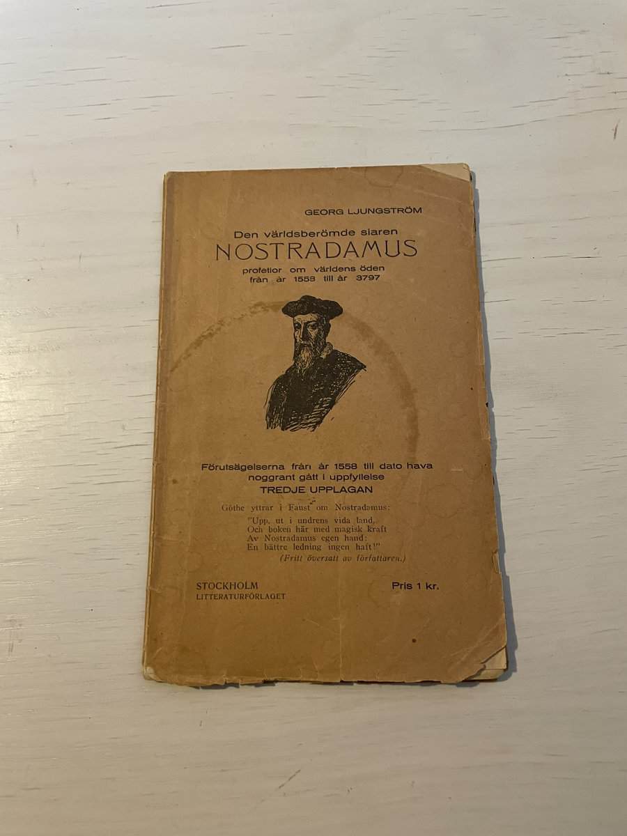 Georg Ljungström : Den världsberömde siaren Nostradamus