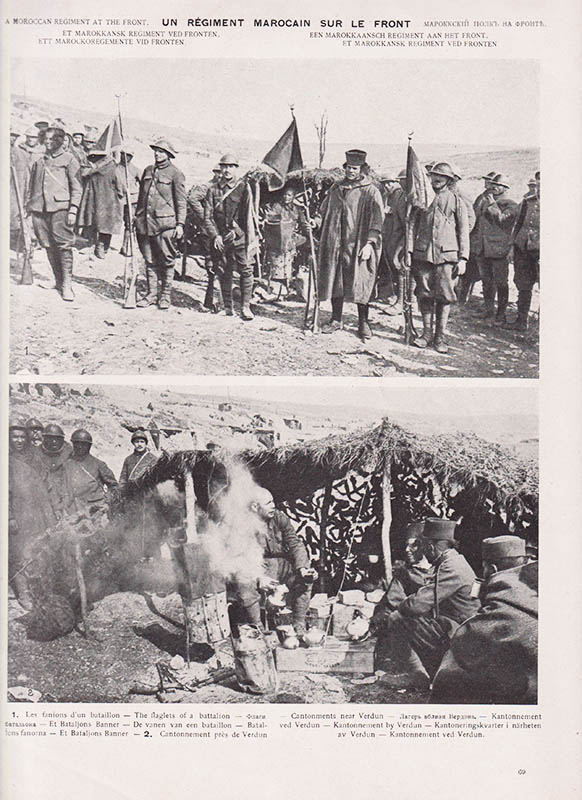 Georges d'Ésparbès : La gloire de la France (Frankrikes ära). No 3. Le fanion de l'a. S. Après l'attaque (Fanan efter attacken)