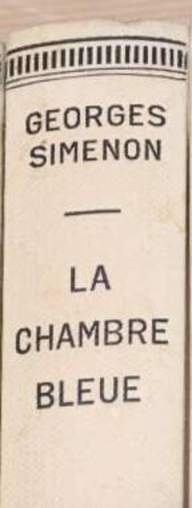 Georges Simenon : La Chambre Bleue