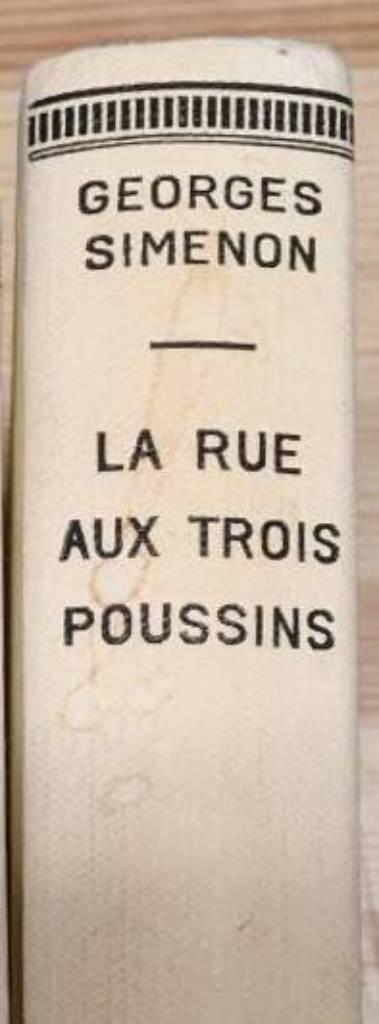 Georges Simenon : La rue aux trois poussins