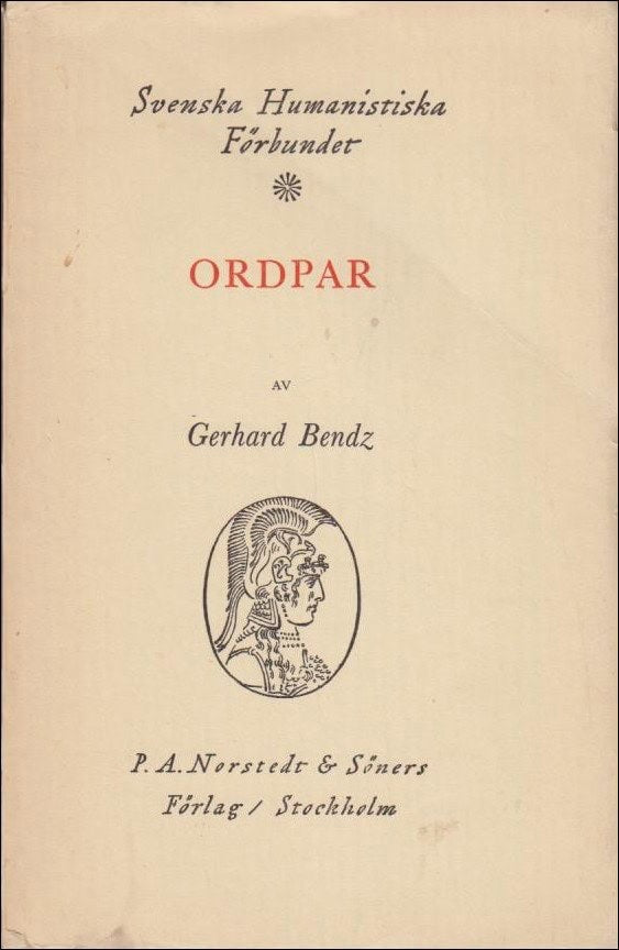 Gerhard Bendz : Ordpar