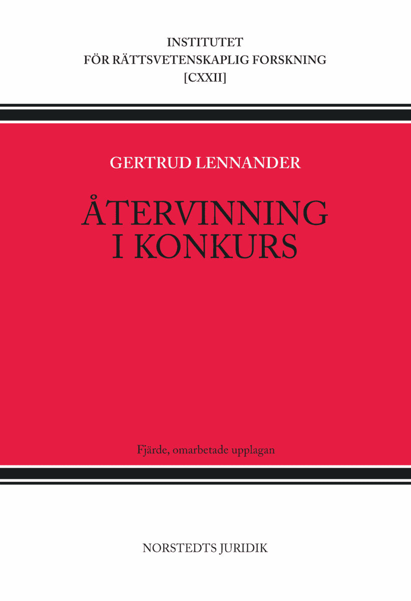 Gertrud Lennander : Återvinning i konkurs