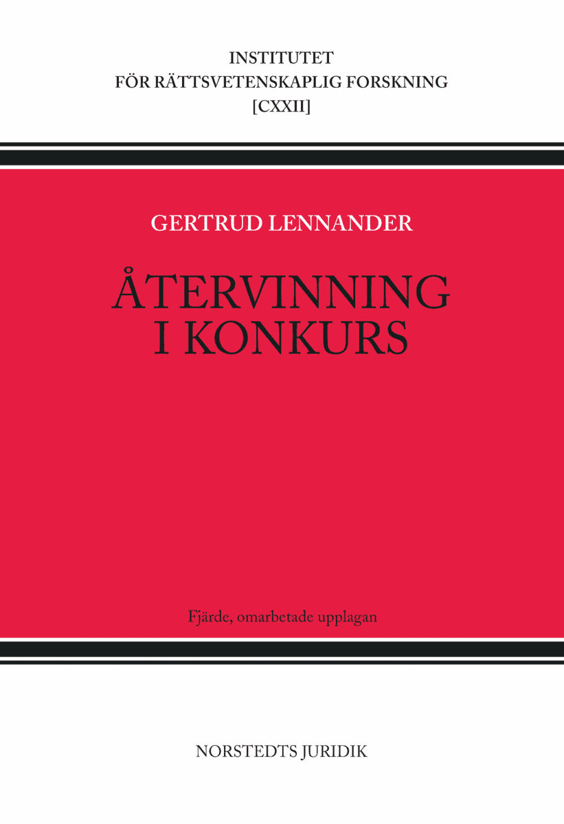 Gertrud Lennander : Återvinning i konkurs