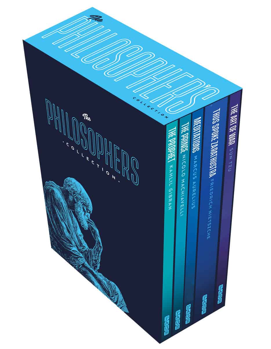 Gibran, Khalil , Machiavelli, Niccolò , Aurelius, Marcus, Nietzsche, Friedrich, Tzu Sun : The Philosophers Collection (5 Book Set in Slipcase)