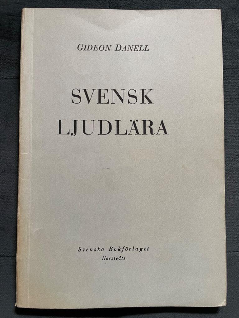 Gideon Danell : Svensk ljudlära