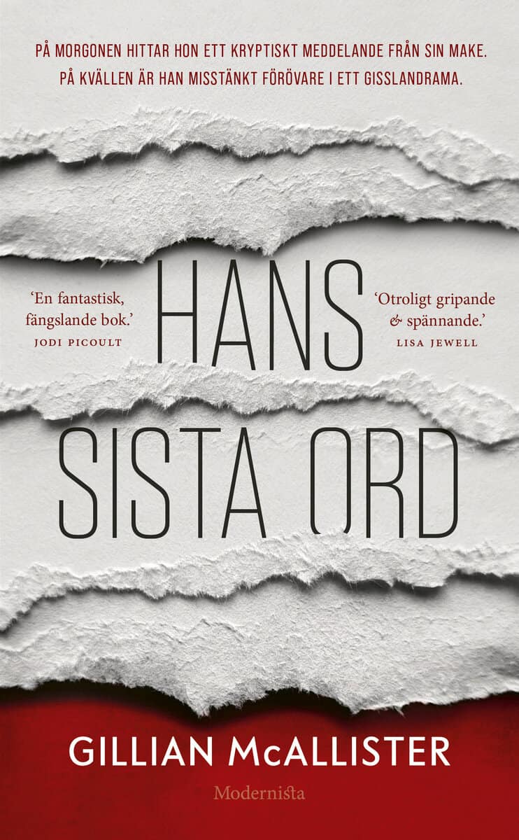 Gillian McAllister : Hans sista ord