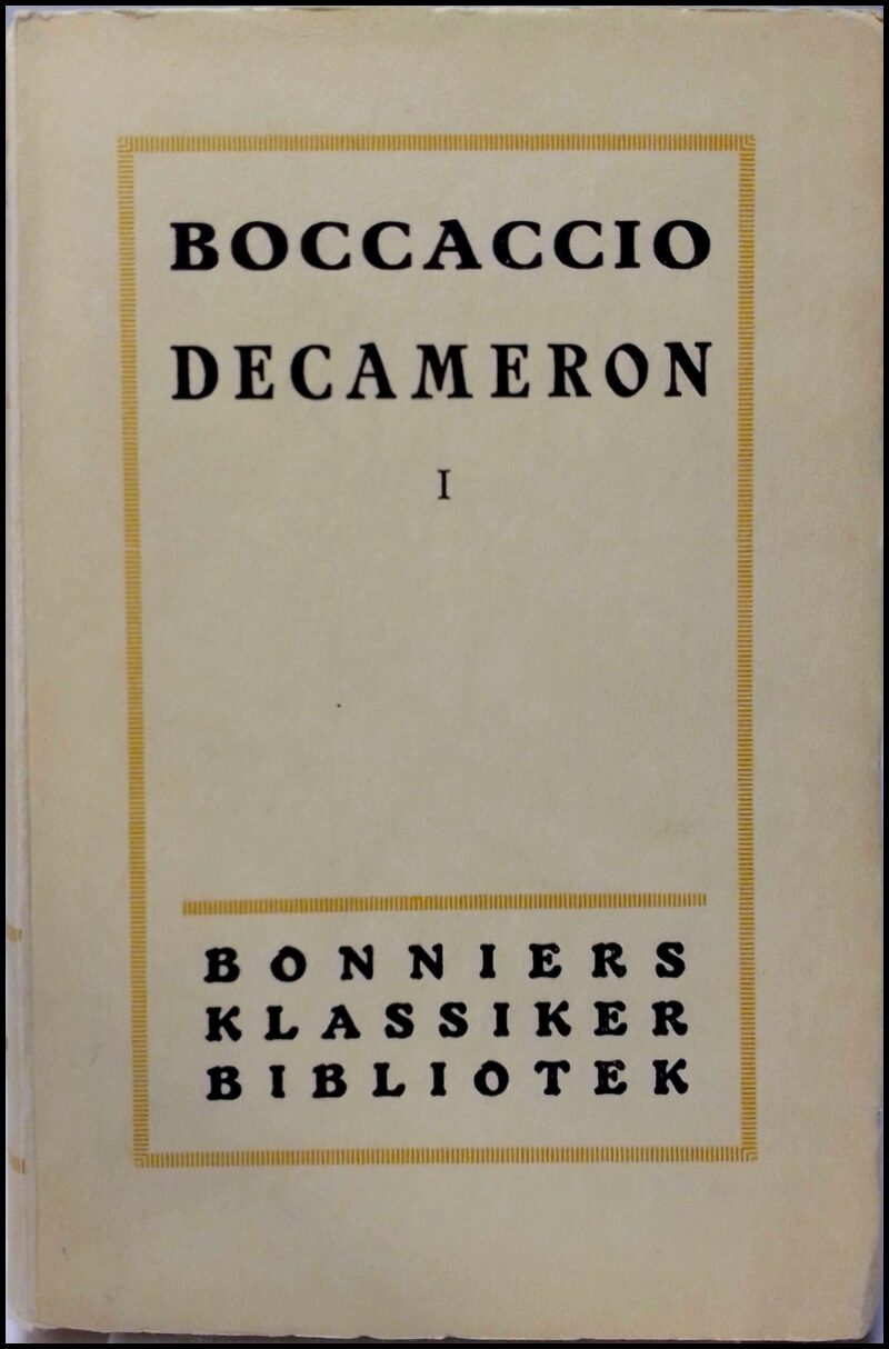 Giovanni Boccaccio : Decameron I
