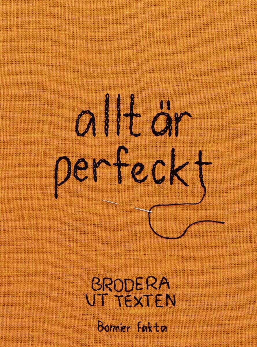 Gisela Ståle : allt är perfeckt : brodera ut texten
