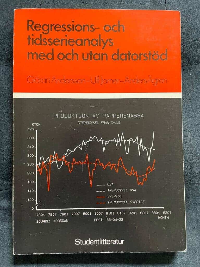 Göran Andersson : Regressions- och tidsserieanalys med och utan datorstöd