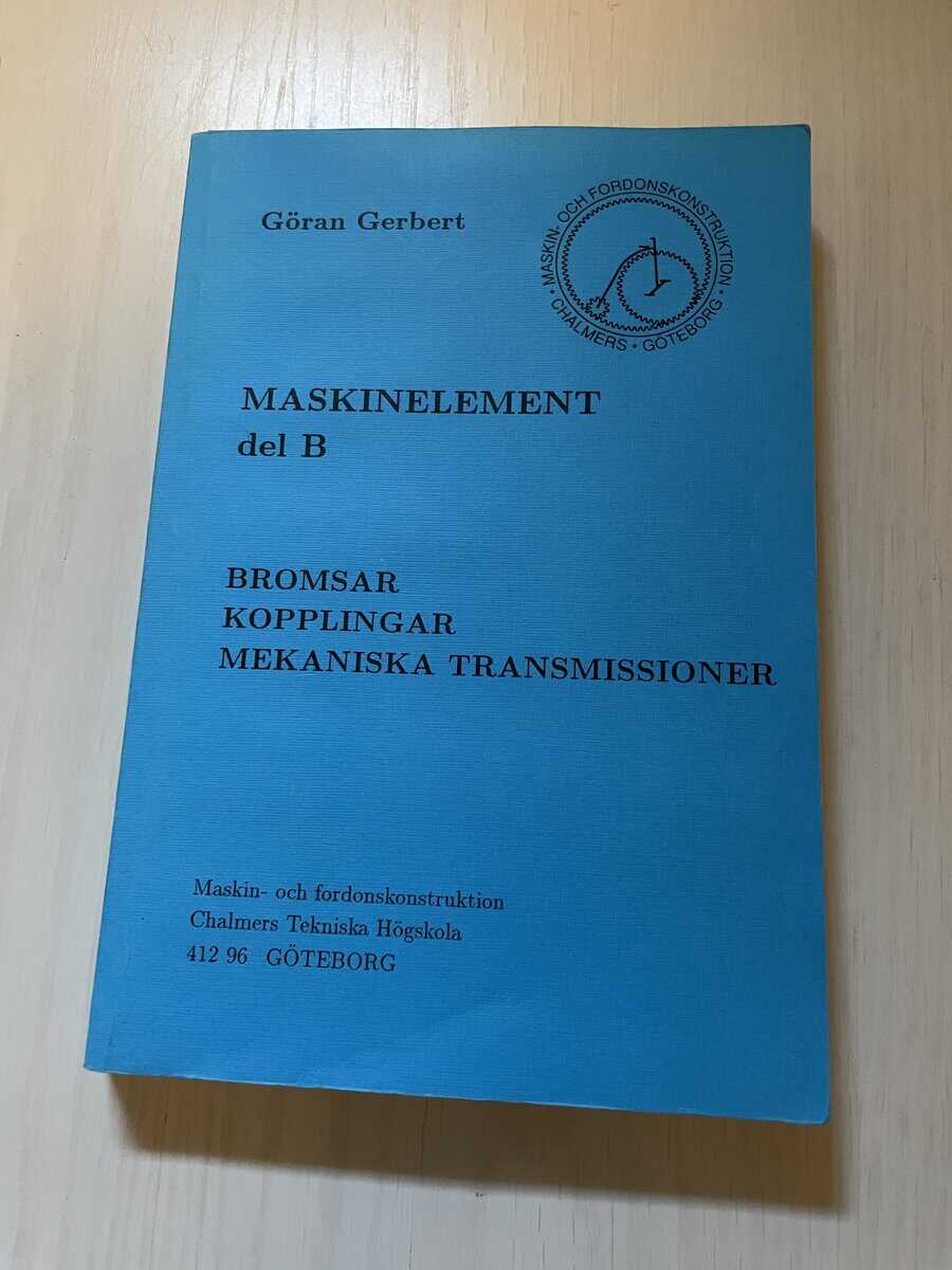 Göran Gerbert : Maskinelement del B