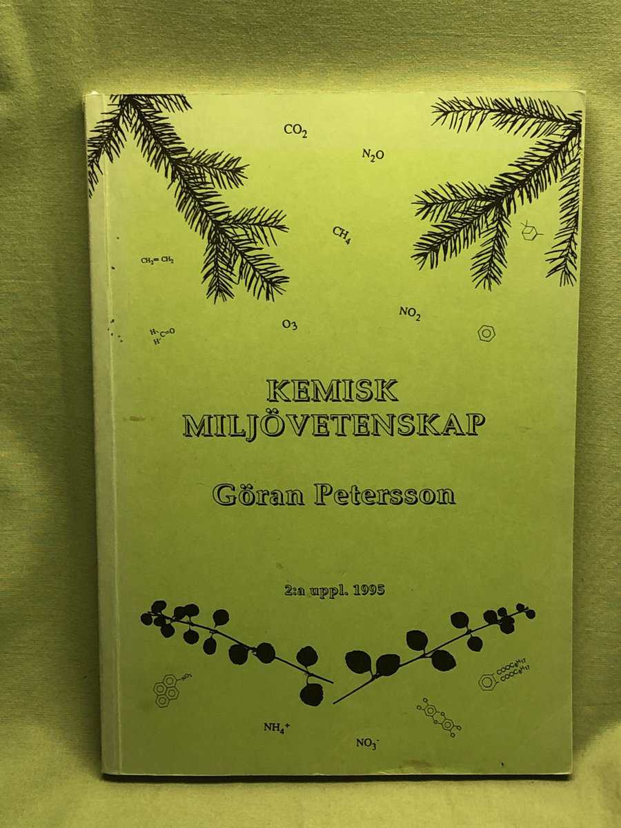 Göran Petersson : Kemisk miljövetenskap