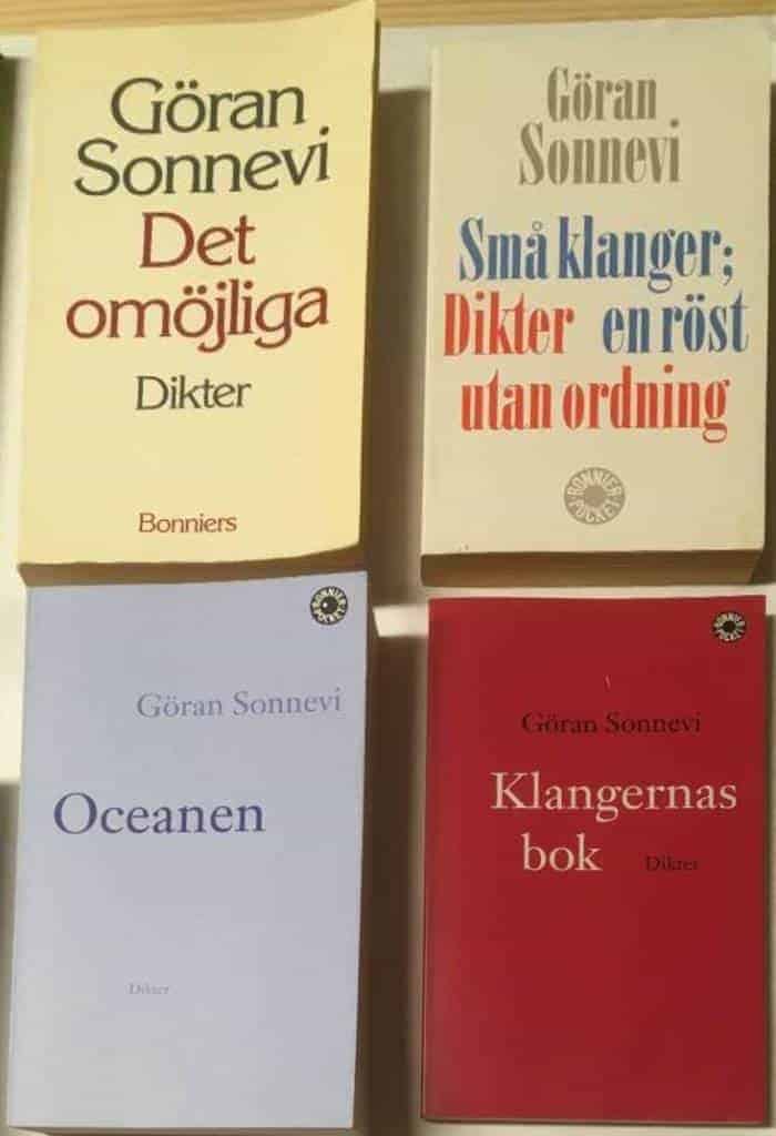 Göran Sonnevi : 4 böcker av GÖRAN SONNEVI