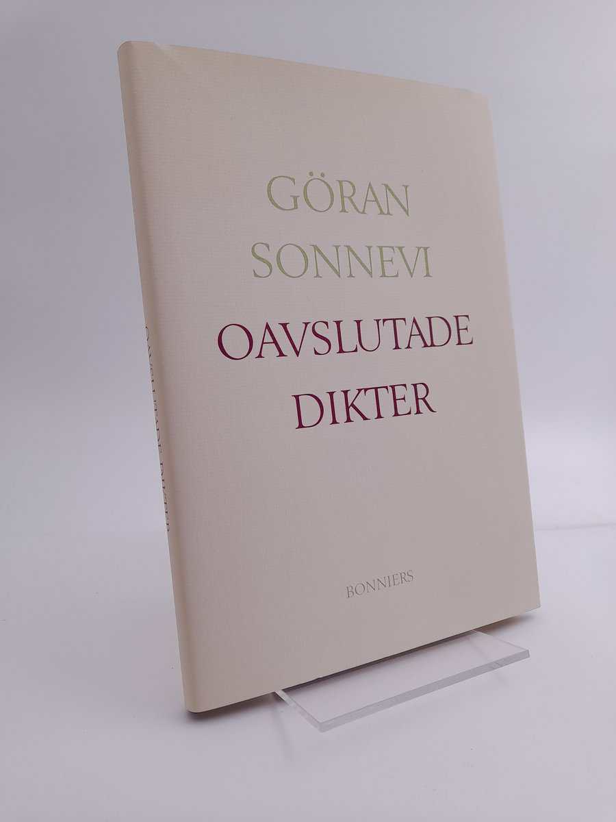 Göran Sonnevi : Oavslutade dikter