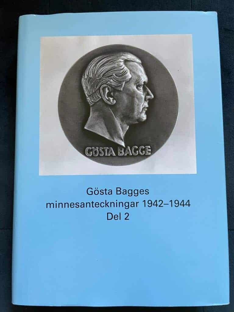 Gösta Bagge ; Blidberg, Kersti : Gösta Bagges minnesanteckningar. Del 2, 1942-1944