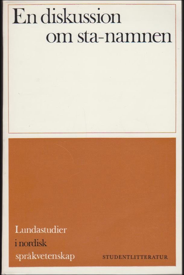 Gösta Holm : En diskussion om sta-namnen