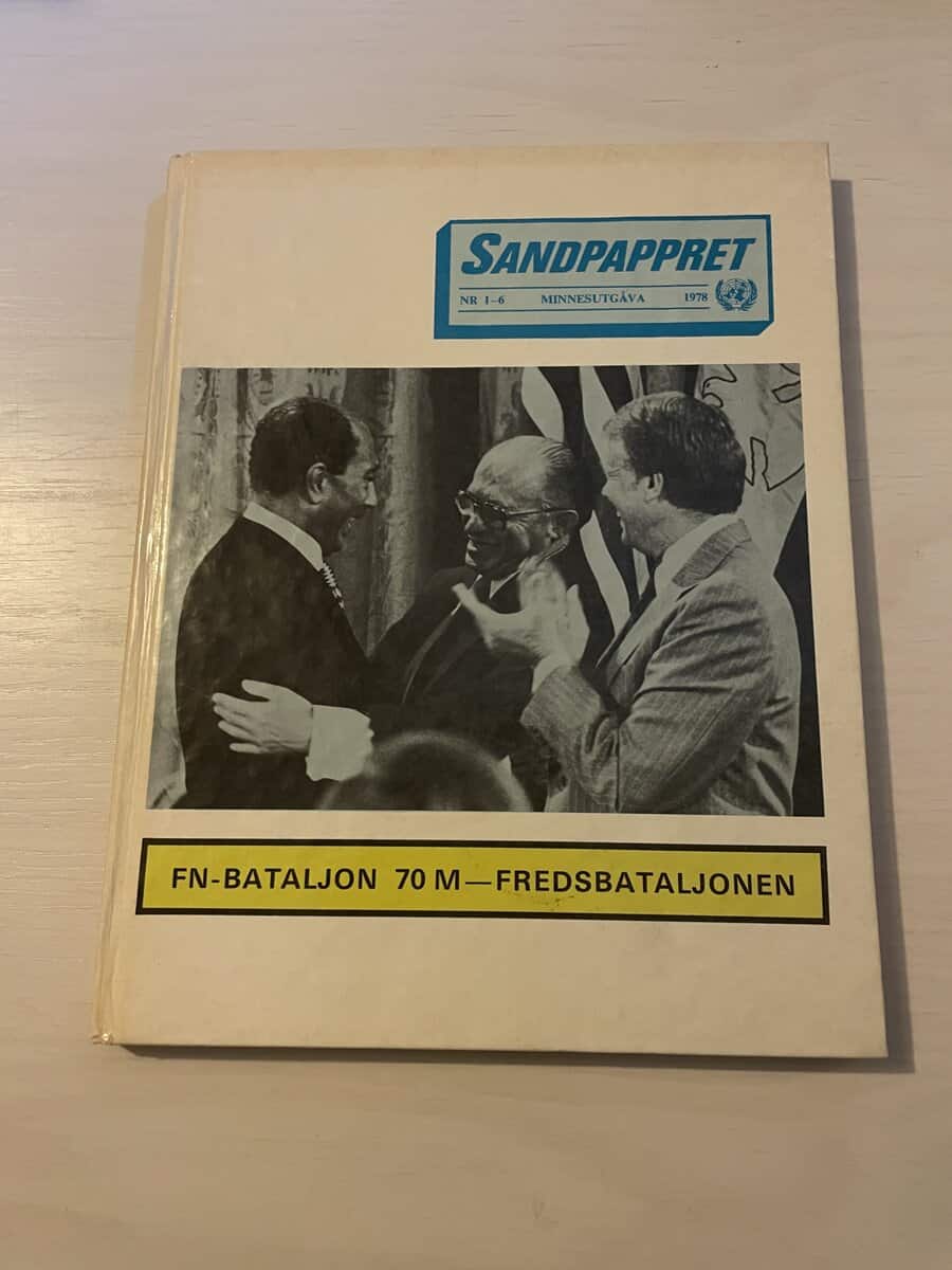 Gösta Laestander : Sandpappret nr 1-6 - FN-bataljon 70M - Fredsbataljonen