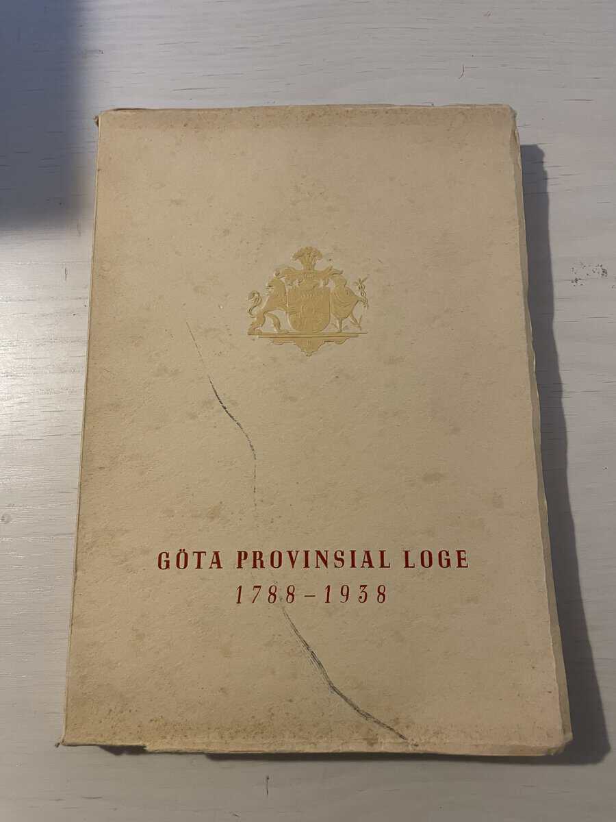 Göta provinsial loge 1788-1938
