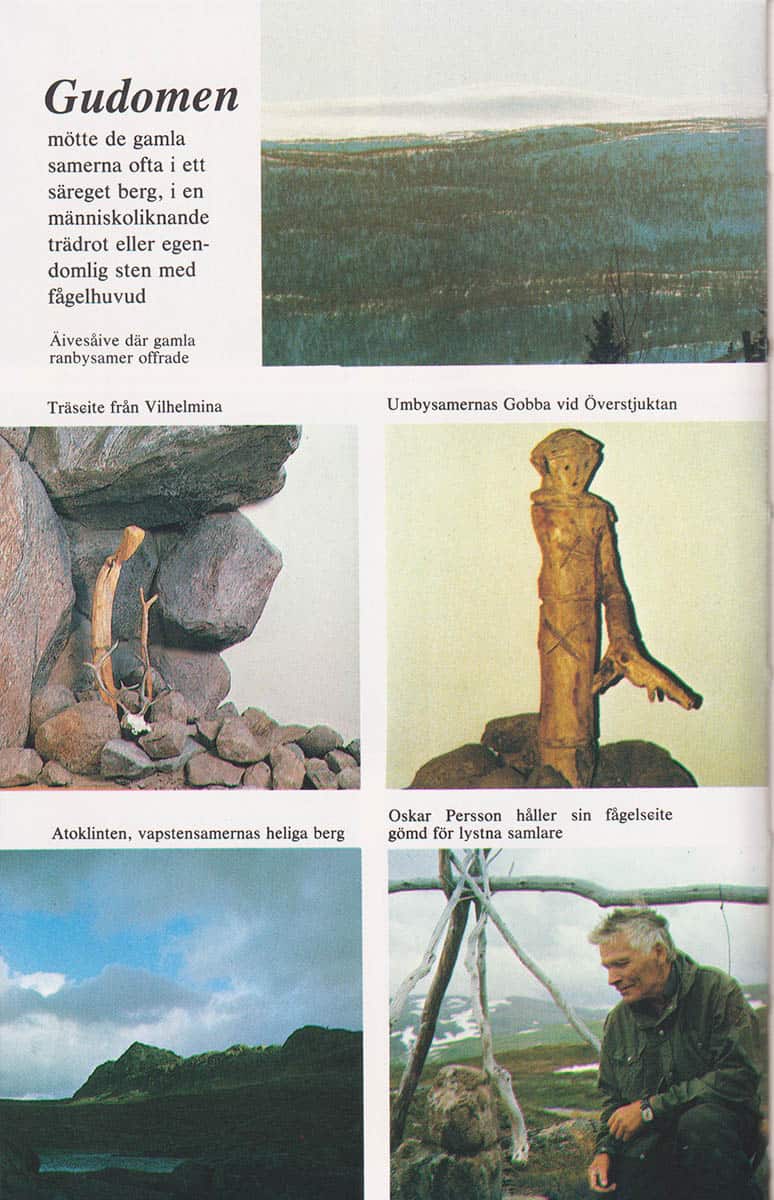 Göte Haglund : Med samer till fjälls (dedikation)