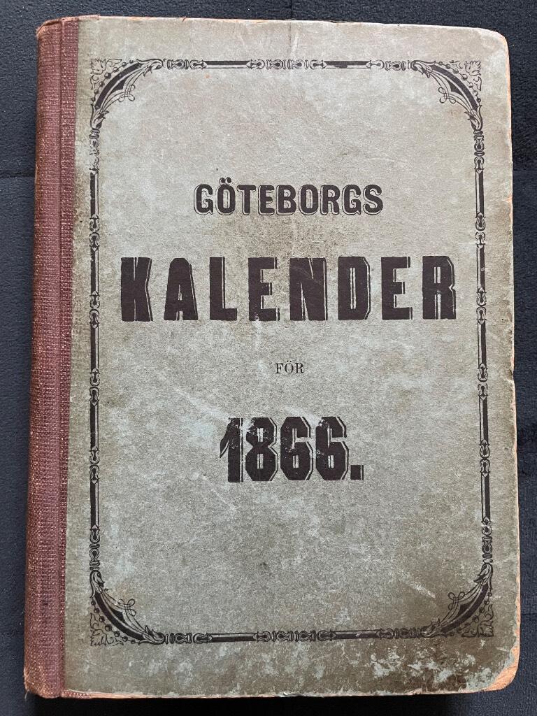 Göteborgs kalender för 1866