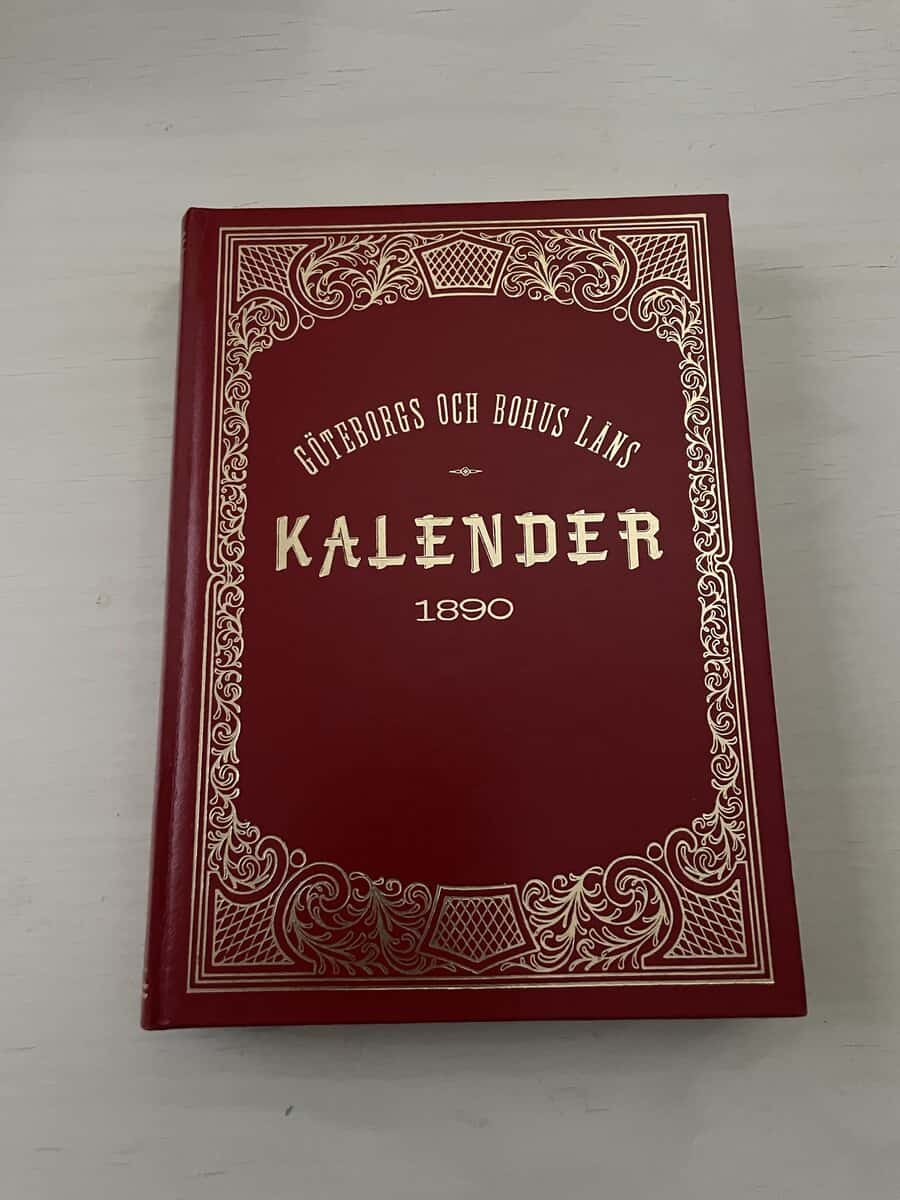Göteborgs och Bohus läns kalender 1890