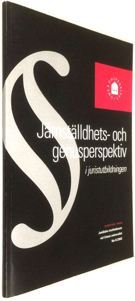 Gudrun Nordborg ; Karin Ågren ; Monica Burman : Jämnställdhets- och genusperspektiv i juristutbildningen