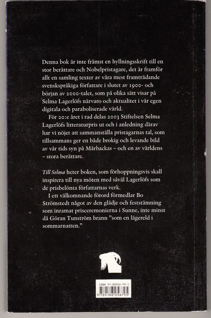 Gun-Britt Karlsson : Till Selma Litteraturpristagarnas tal