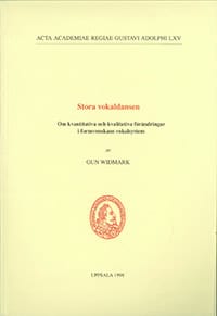 Gun Widmark : Acta academiae regiae Gustavi Adolphi