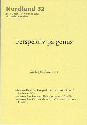 Gunlög Josefsson : Perspektiv på genus
