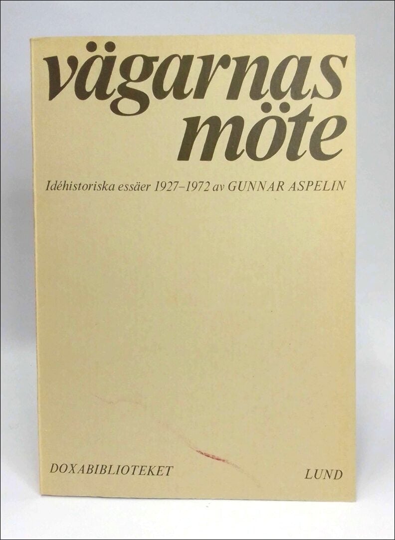 Gunnar Aspelin : Vägarnas möte