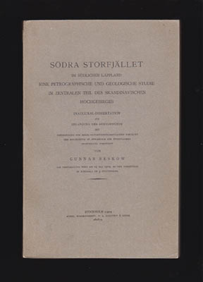 Gunnar Beskow : Södra Storfjället im südlichen Lappland