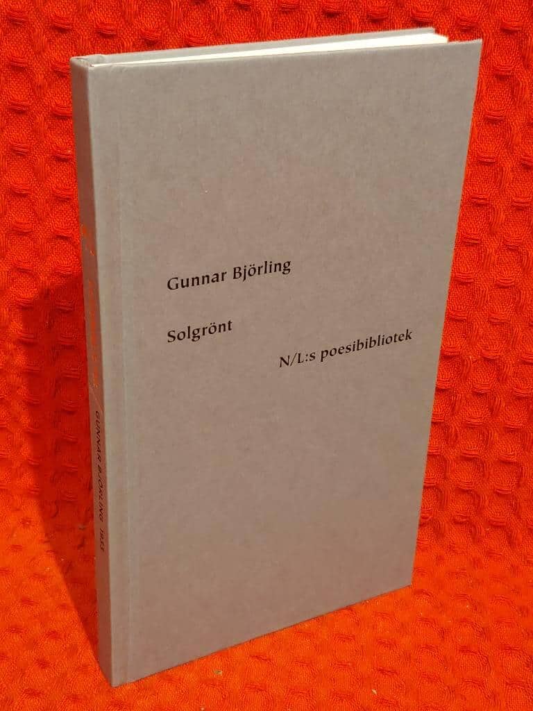 Gunnar Björling : Solgrönt