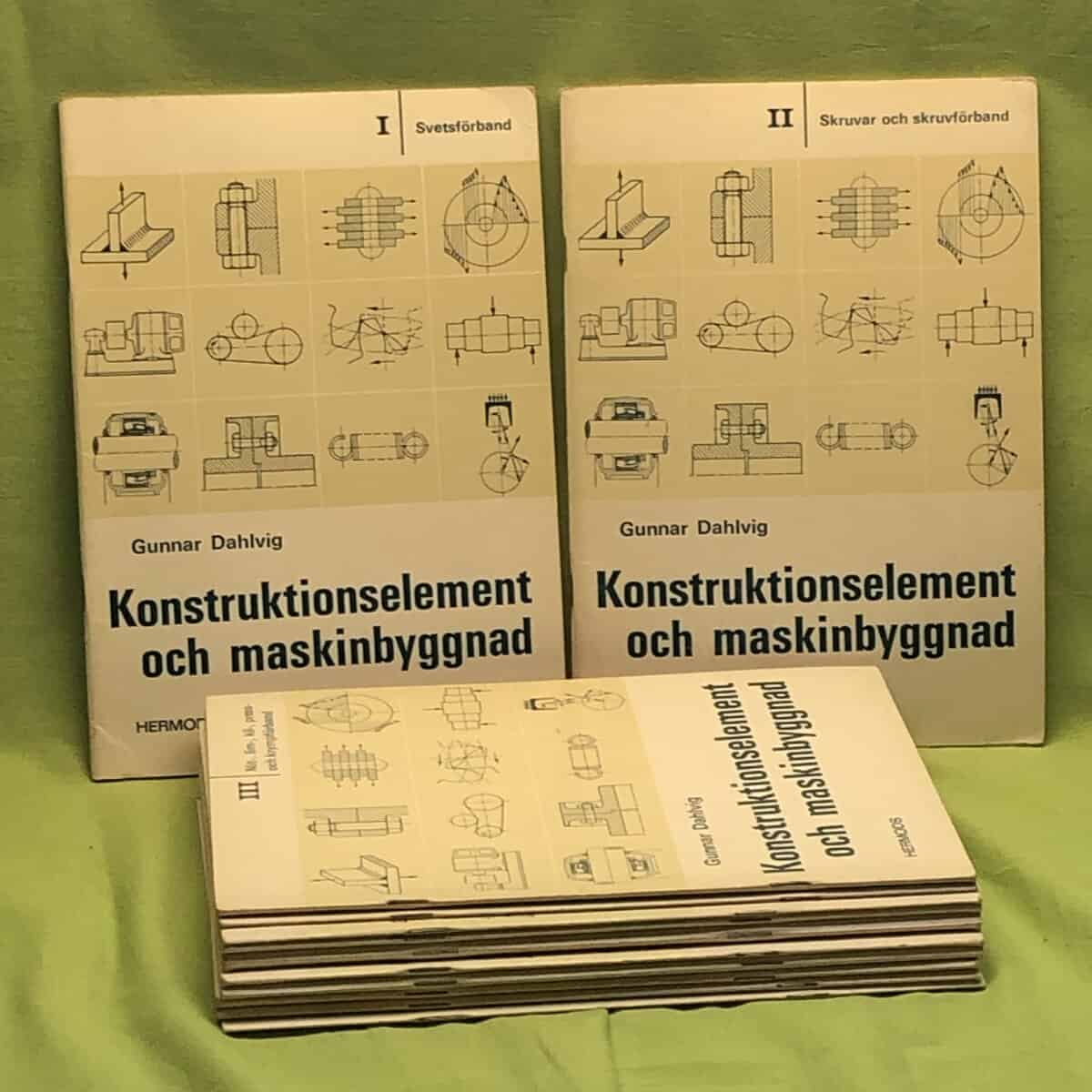 Gunnar Dahlvig : Konstruktionselement och maskinbyggnad - 12 häften