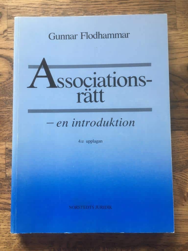 Gunnar Flodhammar : Associationsrätt
