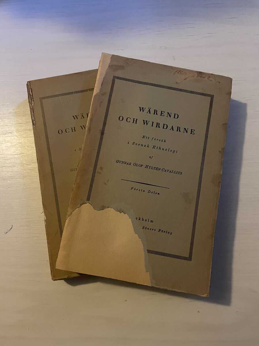 Gunnar Olof Hyltén-Cavallius : Wärend och Wirdarne ett försök i svensk ethnologi I-II (1-2)