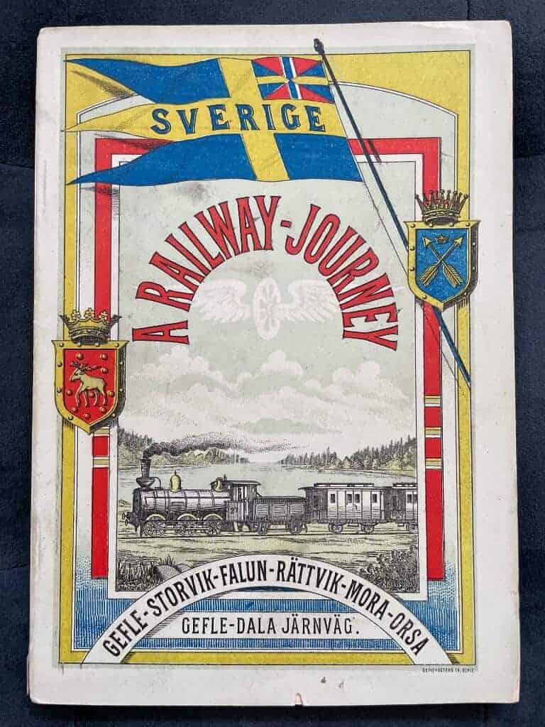 Gust. Lindberg : Gefle-Dala järnväg. A Railway Journey. Translation. Gefle-Storvik-Falun-Rättvik-Mora- Orsa
