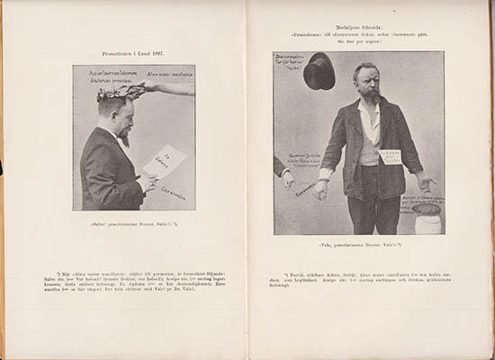 Gustaf Boström : Ur äfventyrens värld eller världens lustigaste brottmålshistoria eller en liten sagobok om en försäkringsinspektörs vedermödor, eller hur man på falskbiljett gör sin entre i fängelse och på hospital och därför, om också ej så hastigt, ändock ganska hastigt åker ut igen. 1sta Häft. - 2dra Häft