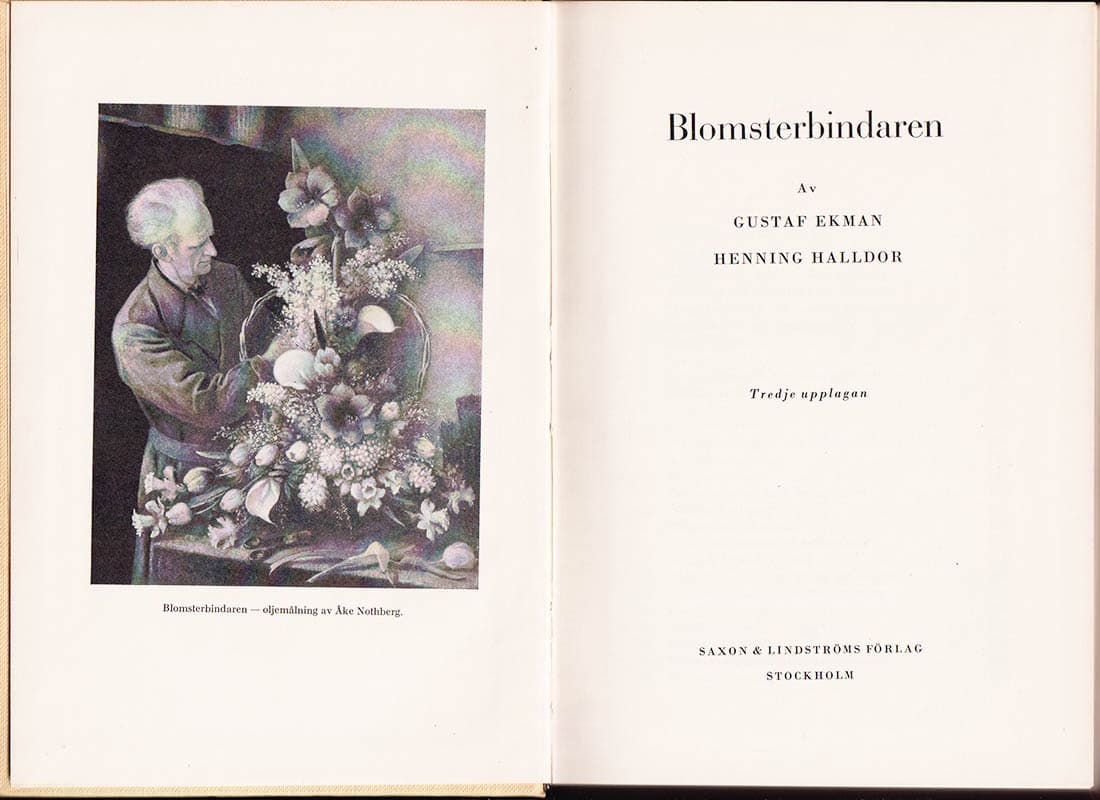 Gustaf Ekman : Blomsterbindaren